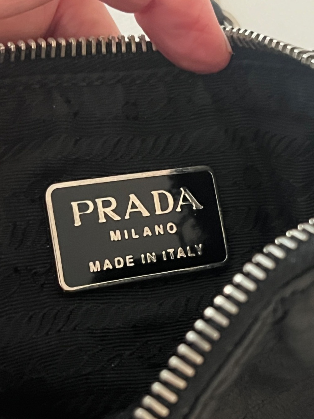 Prada Mini Leather Crossbody Bag with chain /leather strap - Picture 5 of 6